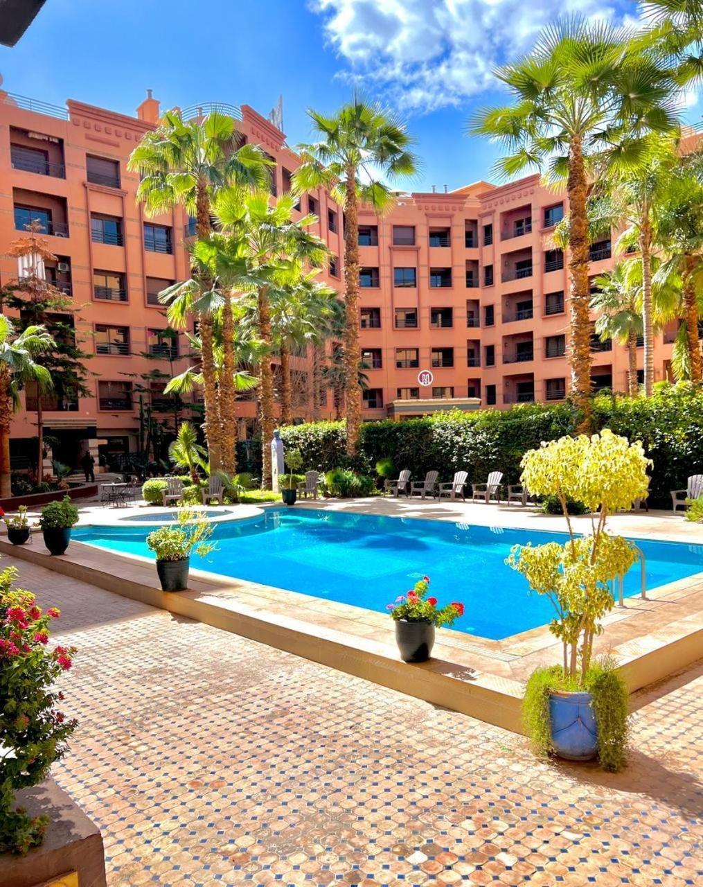 Premium Hivernage Amazigh 2Br Flat - Zayane Homes Marrakesh Exterior photo